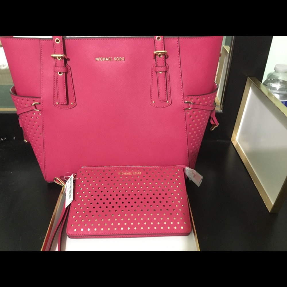 Brand New Michael Kors Pink Set